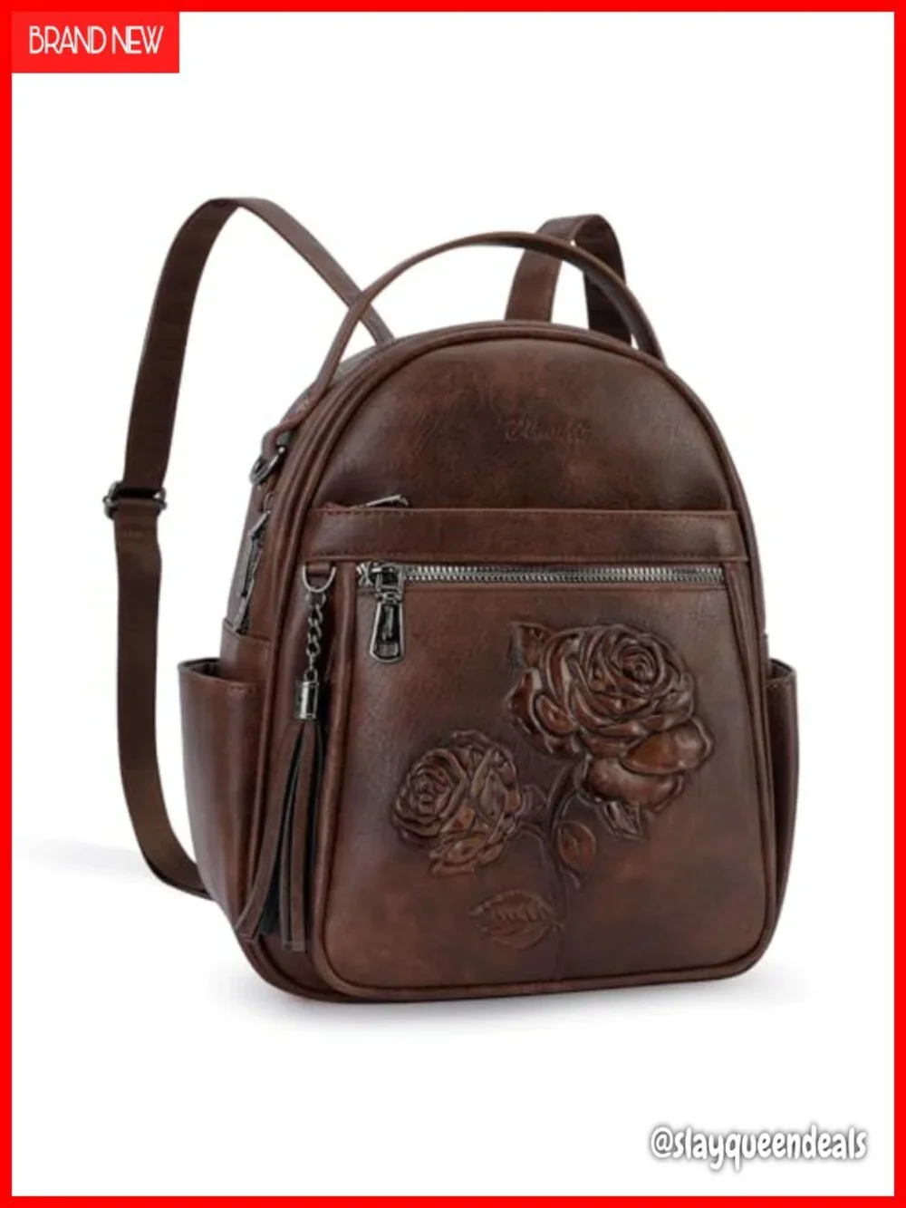 Vegan Leather Mini Backpack Purse Womens Small Fashion Daypack